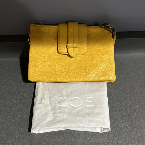NEW! COS mustard yellow crossbody bag - Picture 6 of 6